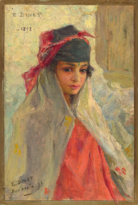 Jeune fille de Bou-Saâda - Etienne Dinet
