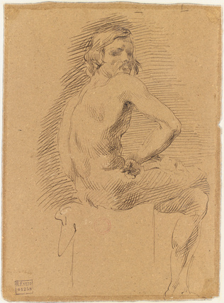 Jean-Baptiste Carpeaux - Etude pour l'un des fils d'Ugolin