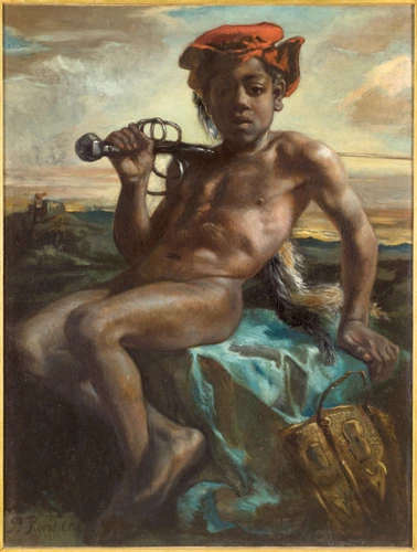 Pierre Puvis de Chavannes - Jeune noir à l'épée