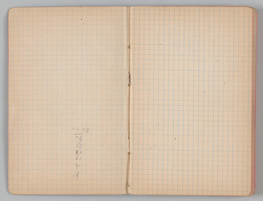 Charles-Justin Le Coeur - Carnet de notes concernant son voyage en Italie