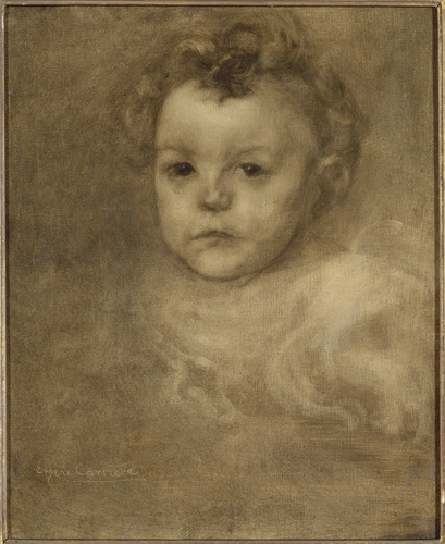 Eugène Carrière - Portrait de la petite Caplain
