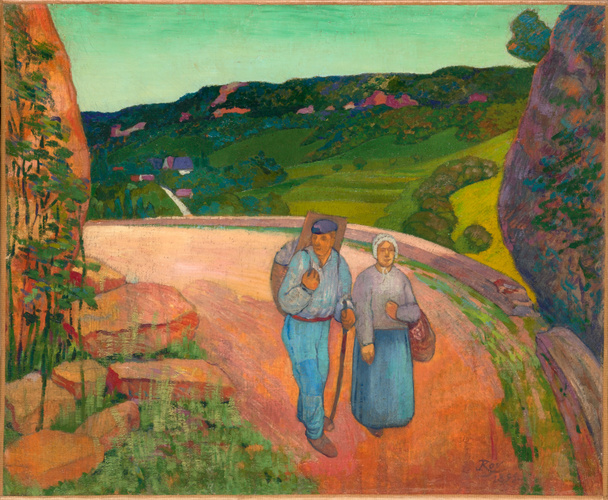 Louis Roy - Grande percée, paysage de Poligny (Jura)