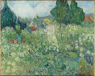 Mademoiselle Gachet dans son jardin à Auvers-sur-Oise - Vincent Van Gogh