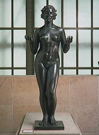 Aristide Maillol - Figure centrale du groupe des Trois nymphes