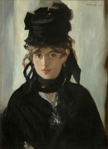 Edouard Manet - Berthe Morisot au bouquet de violettes}