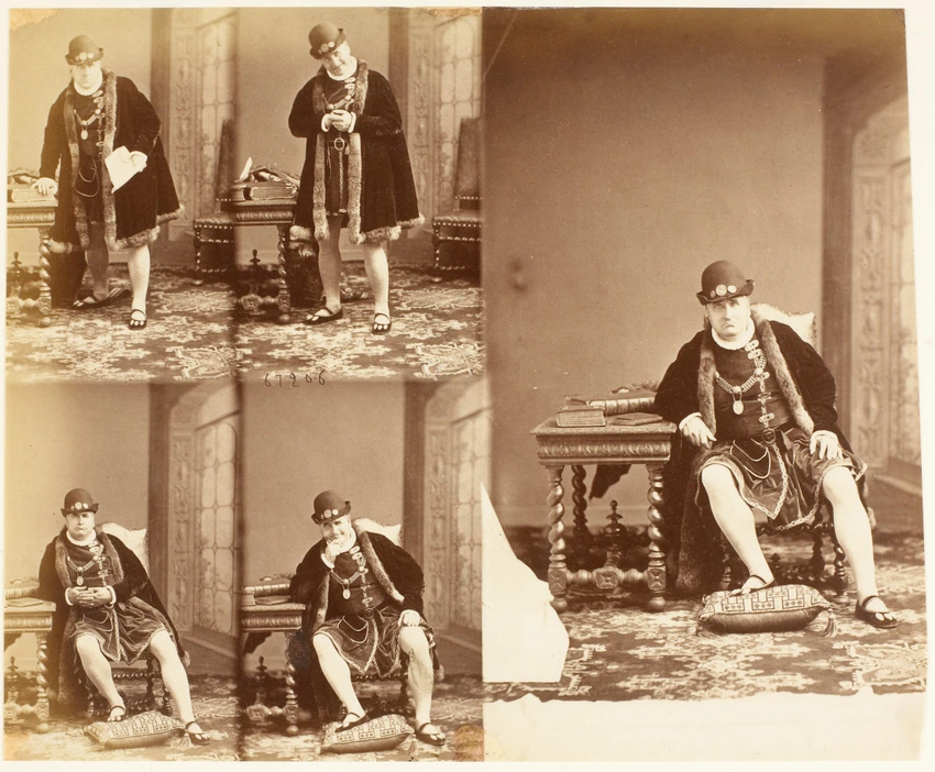 André Adolphe Eugène Disdéri - Henri Lafontaine, dans "Gringoire", comédie de Ba...