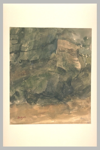 Edgar Degas - Rochers à Bagnoles-de-l'Orne
