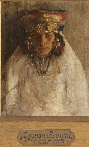 Pascal Dagnan-Bouveret - Tête de femme Ouled Naïl