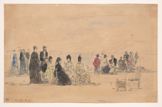 La Rade de Villefranche - Eugène Boudin | Musée d'Orsay