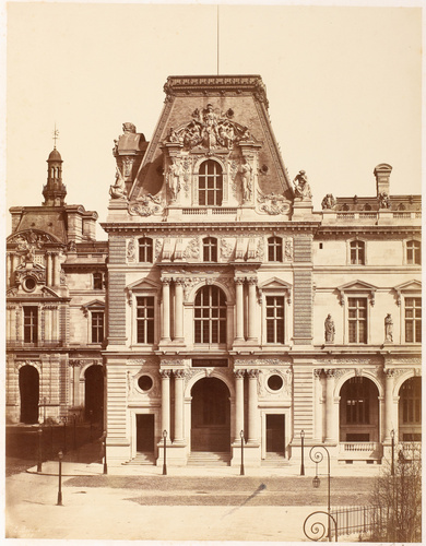 Édouard Baldus - Louvre, le Pavillon Turgot