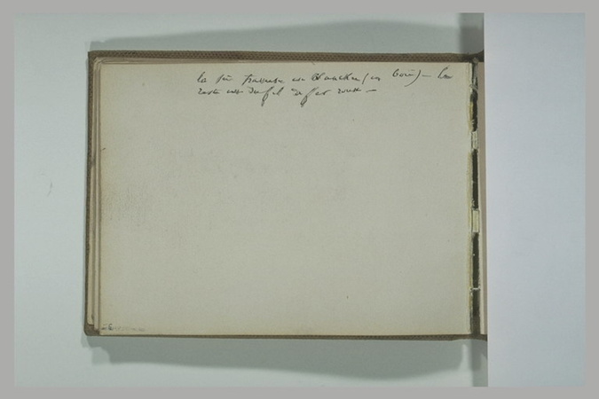 Alphonse de Neuville - Note manuscrite