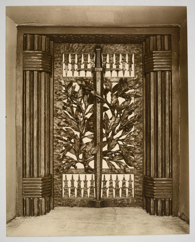 François Harand - Grille destinée au Monument de la Tranchée des Baïonnettes à V...