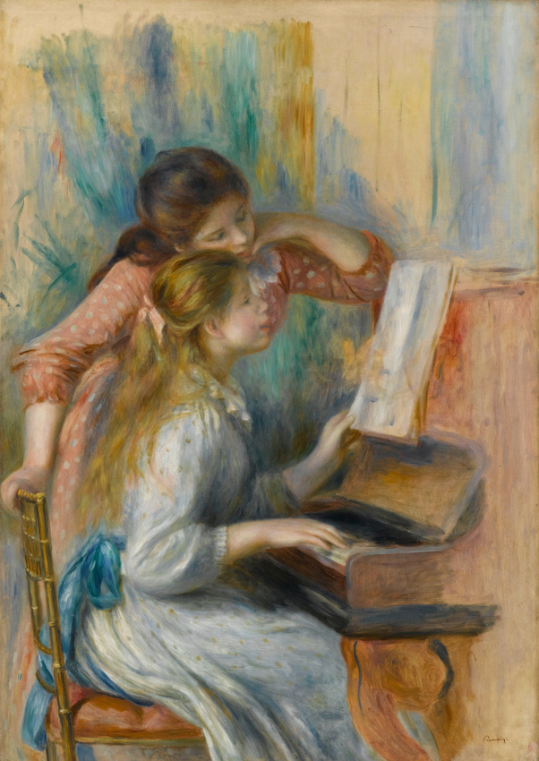 Jeunes filles au piano - Auguste Renoir | Musée de l'Orangerie