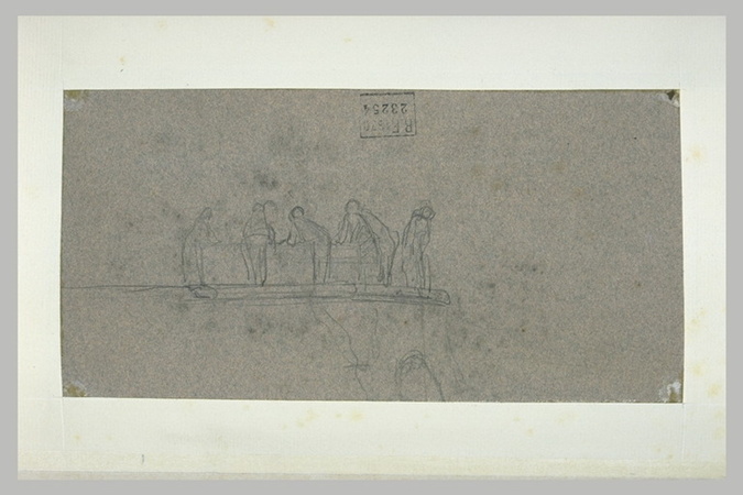 François Reynaud - Personnages autour d'une citerne