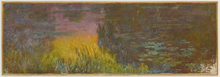 Soleil couchant - Claude Monet