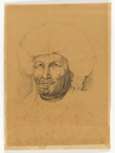 Henri Fèvre - Tête d'oriental au turban
