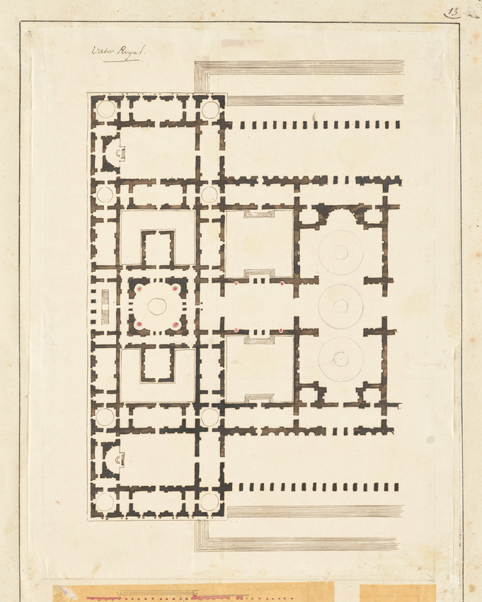 Edouard Villain - Plan d’un Trésor Royal