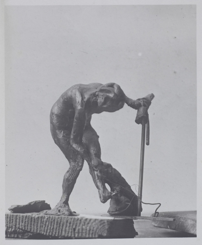 Gauthier - "Femme se lavant la jambe gauche", sculpture d'Edgar Degas