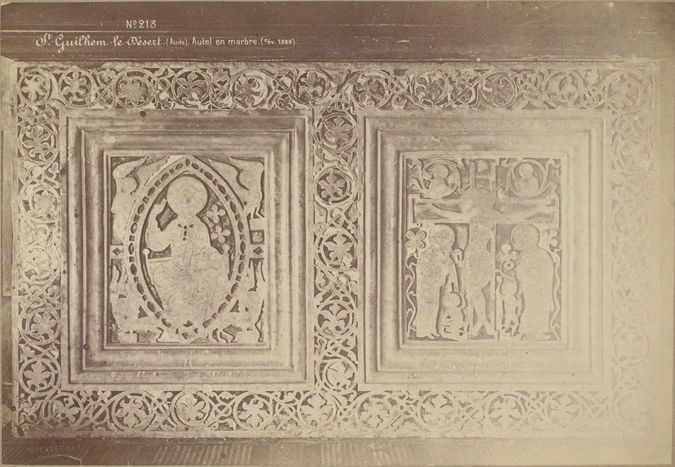 Séraphin Médéric Mieusement - Saint-Guilhem-le-Désert, autel en marbre