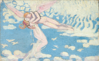 Maurice Denis - L'Histoire de Psyché : enlèvement de Psyché, seconde version
