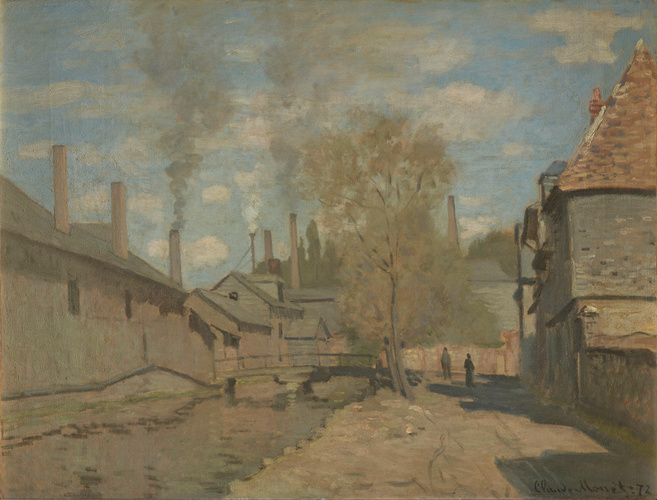 La Rue Montorgueil, à Paris. Fête du 30 juin 1878 - Claude