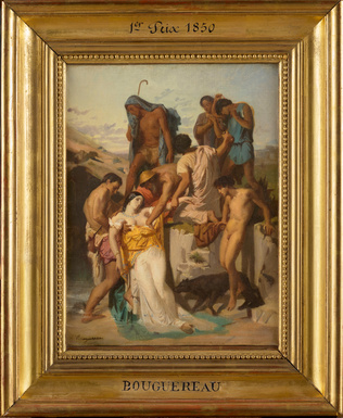 William Bouguereau - Zénobie trouvée par les bergers sur les bords de l'Araxe
