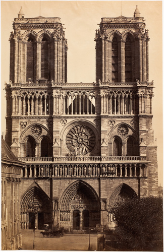 Bisson frères - Notre-Dame de Paris, façade