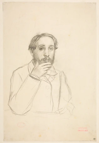 Edgar Degas - Portrait de l'artiste
