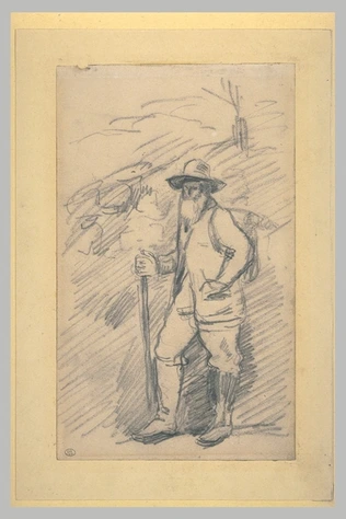 Camille Pissarro allant au motif - Paul Cézanne