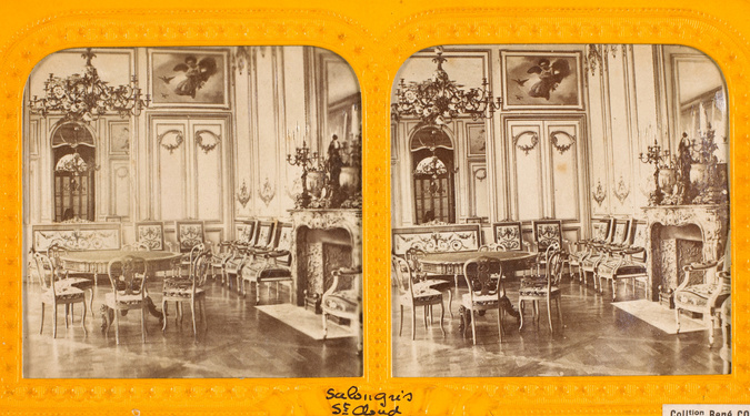 Anonyme - Salon gris du château de Saint-Cloud