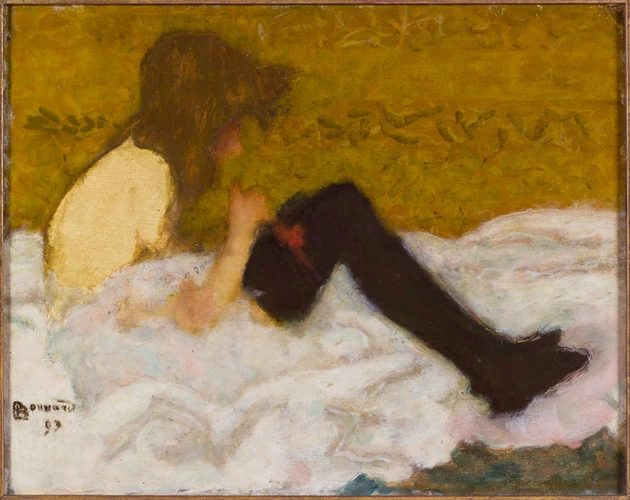 Pierre Bonnard - La Jeune Fille aux bas noirs