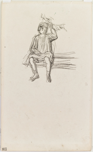 Pierre Bonnard - Petite fille assise