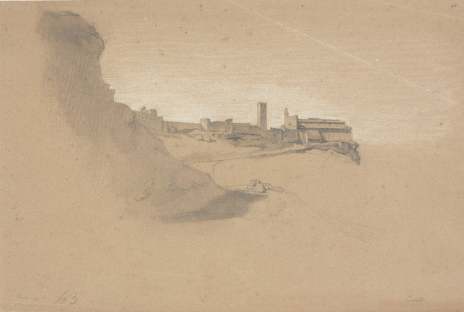 Louis Boitte - Italie du Nord, vue de Corneto