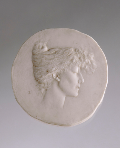 René Lalique - Sarah Bernhardt (Paris 1844-Paris 1923), médaillon