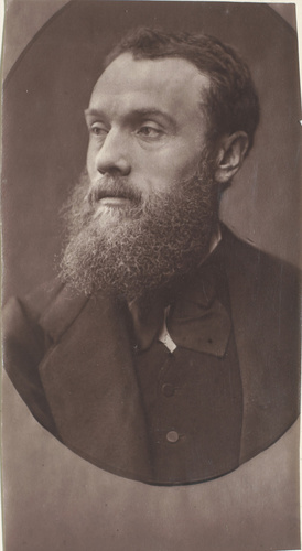 Ferdinand Mulnier - Portrait de Jean Paul Laurens en buste