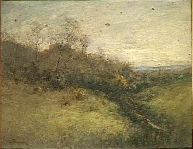 Auguste Pointelin - L'Orée d'un bois en novembre