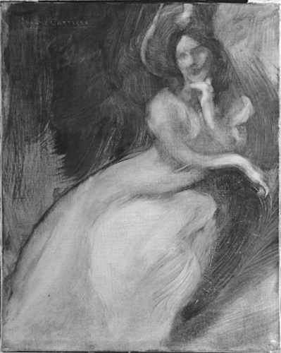 Eugène Carrière - Portrait d'Isadora Duncan