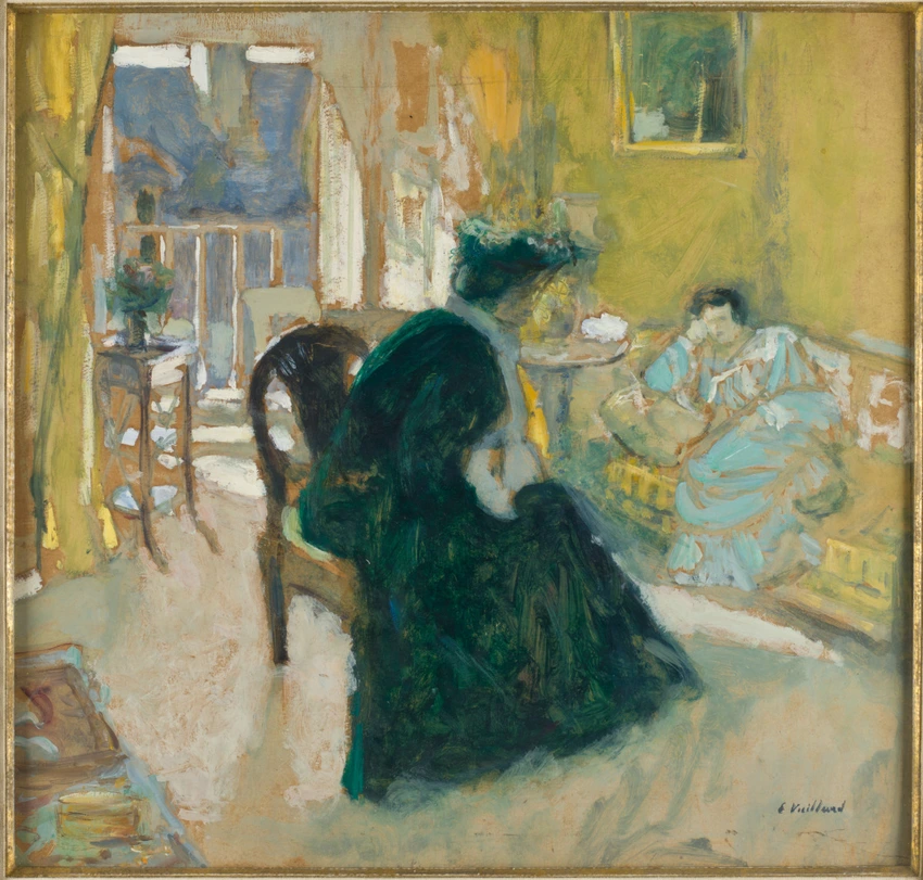 La Visite chez Madame Hessel - Edouard Vuillard
