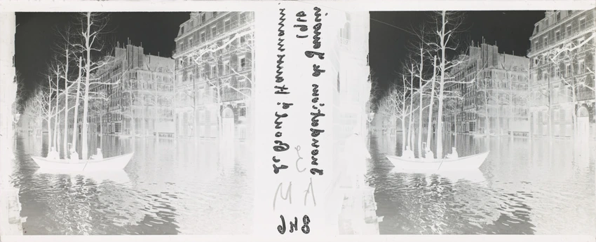 E. Serve-Louvat - Inondations de janvier 1910, le bould. Haussmann