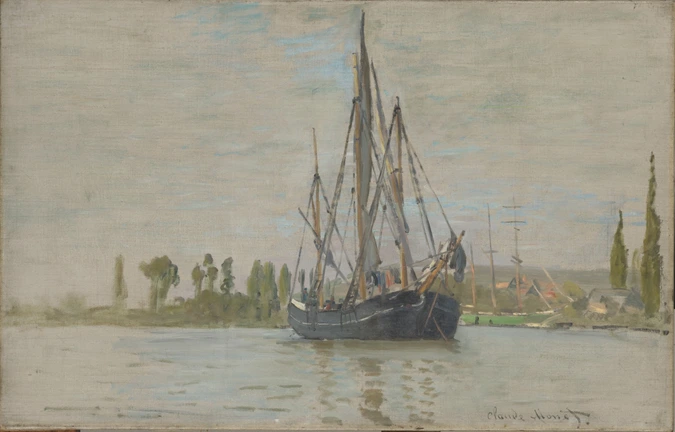 Claude Monet - Chasse-marée à l'ancre