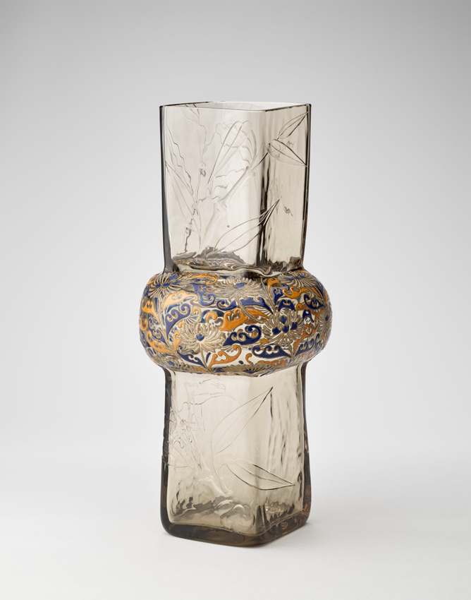 Eugène Rousseau - Vase : modèle bambou