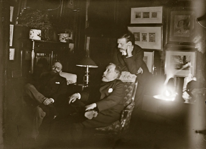 Edgar Degas - Jules Taschereau, Degas et Jacques-Emile Blanche