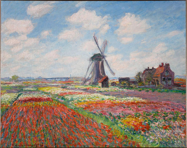 Claude Monet - Champs de tulipes en Hollande