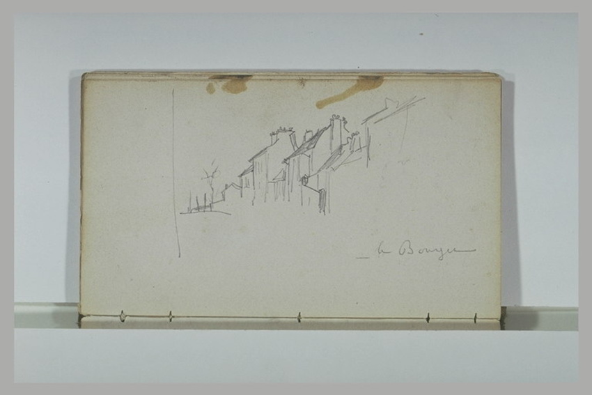Alphonse de Neuville - Des maisons au Bourget