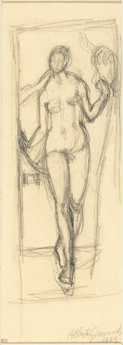 Alberto Giacometti - Femme debout, d'après Dürer