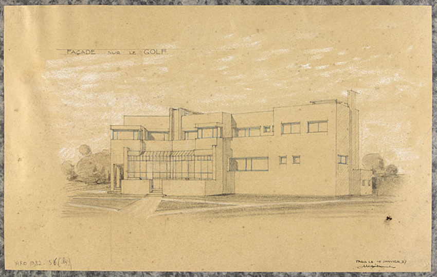 Marcel Guilleminault - Second projet pour la propriété de Mr Bouilliant, au golf...