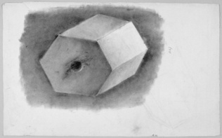 Gustave Eiffel - Etude de colonne tronquée hexagonale