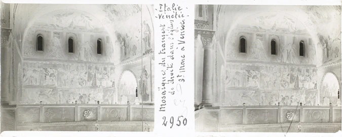 E. Serve-Louvat - Mosaïque du transept de droite dans l'église Saint-Marc à Veni...