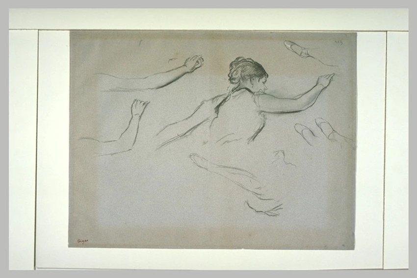 Edgar Degas - Etudes pour une danseuse