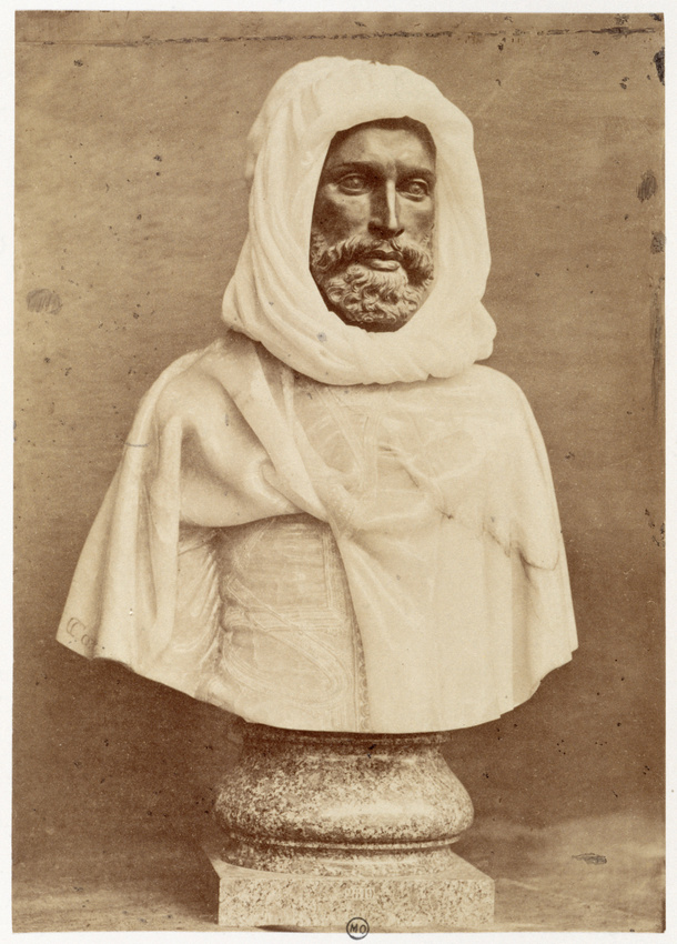 Charles Marville - "Arabe d'El Aghouat, famille syro-arabe", sculpture de Charle...